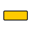 Jazz Supplement Plate 300mm Centres - Special Black on Yellow - 860 x 360mm