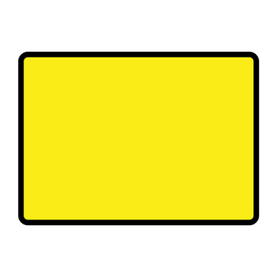 Jazz Sign Plate 300mm Centres - Blank Yellow - 1050 x 750mm