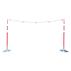 Goalpost Height Restriction Kit with Steel Bases & Bunting