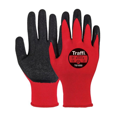 TraffiGlove TG1050 X-Dura Latex Safety Gloves - XS / Size 6