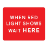 Jazz Sign Plate - When Red Light Shows Wait Here - 1050 x 750 x 2mm
