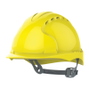 JSP EVO3 Vented Slip Ratchet Safety Helmet - Yellow