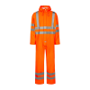 Lyngsoe ARC-LR4057 FR AS Waterproof Arc 4kA Hi-Vis Orange Coverall - S