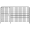 Heras Round Top Fencing with Built-In Pedestrian Gate 