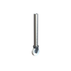Heras Castor wheel with Swagged Top 100mm Nylon