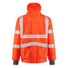 Leo Dartmoor 15K Waterproof Breathable Rail Hi-Vis Orange Bomber Jacket
