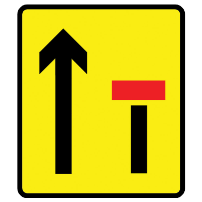 Jazz Sign Plate 300mm Centres - 2 Lane Closure - 800 x 900mm