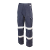 Q-Flame FR AS Arc Reflective Navy Cargo Trousers - Short Leg / 28"