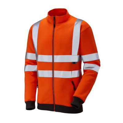 Leo Libbaton Rail Hi-Vis Orange Track Top - S