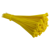 Ties Cable Yellow 200 x 4.8mm (Pk 100)