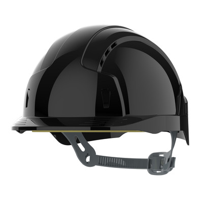 JSP EVOLite Vented Slip Ratchet Safety Helmet - Black