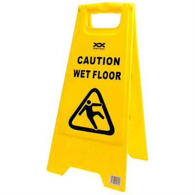 Folding Wet Floor Sign