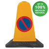 No Waiting 2-Part Traffic Bollard - 530mm