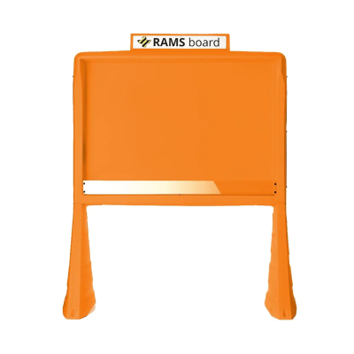 RAMS Site Noticeboard - Orange