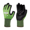 Skytec TRC725 Tricolore PU Green Fingertip Safety Gloves - Cut Level E - 2XL / Size 11