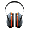 JSP Sonis Compact Low Profile Adjustable Ear Defenders Dark Grey / Orange - 32dB SNR