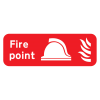 Fire Point Sign - 600 x 200 x 1mm