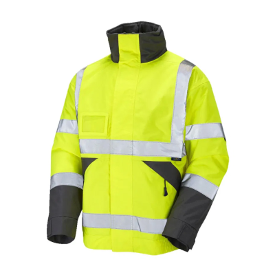 Leo Bickington 4K Waterproof Hi-Vis Yellow Superior Bomber Jacket - 2XL