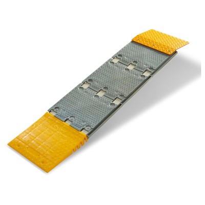 Yellow / Grey SupaSite Ramp - 24kg - 1850mm x 400mm