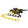 Plastic Chain - Black and Yellow - 8mm x 25 Metes
