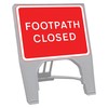 Q-Sign Face Only - Footpath Closed - 600 x 450mm