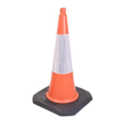 Apollo Orange Traffic Cone with D2 Sleeve - 2 Part - 1 Metre
