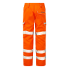 Pulsar PR336 Rail Hi-Vis Orange Combat Trousers - Tall Leg / 32"