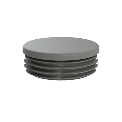 Sign Post Internal Round Cap - Grey - 76mm