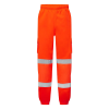 Supertouch Rail Hi-Vis Orange Jogging Bottoms - XS