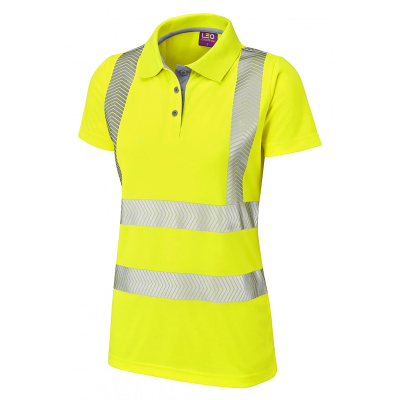 Leo Pippacott Women's Hi-Vis Coolviz Plus Polo Shirt - Yellow