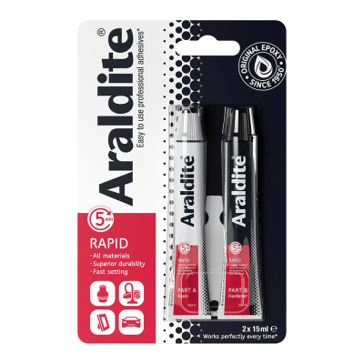 Araldite Rapid Epoxy - 2 x 15ml Tubes
