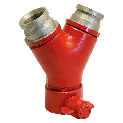 Fire Nozzle Y Connector - 2.5 inch