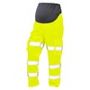 Leo Verity Women's Hi-Vis Maternity Trousers - Yellow  Size 14 - 16
