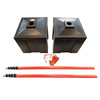 Goalpost Height Restriction Kit with MetroBlok Bases & Bunting