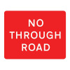 Jazz Sign Plate - No Through Road - 1050 x 750 x 2mm