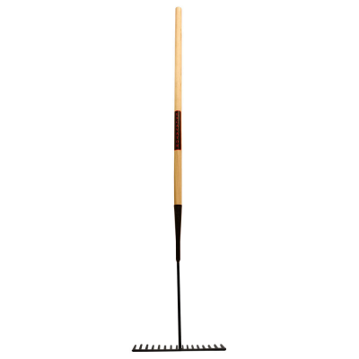 Rake Asphalt Square Tooth WOOD Handle