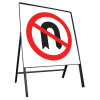 Jazz Square Sign Complete Riveted - No U Turn - 750mm