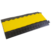 Cable and Hose Protection Ramp Black / Yellow - 5 Channel - 900 x 500 x 55mm