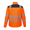 Portwest T402 Rail Hi-Vis Orange/Black Softshell Jacket - 2XL