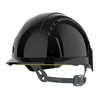 JSP EVOLite Vented Slip Ratchet Safety Helmet - Black