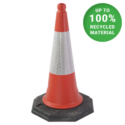 Ranger Orange Traffic Cone with D2 Sleeve - 2 Part - 750mm