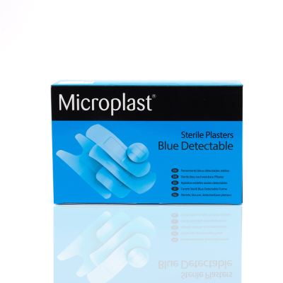Blue Washproof Plasters - Assorted Box of 100