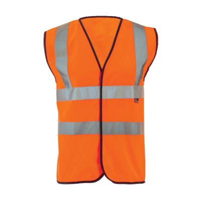 Euro Plus Hi-Vis Waistcoat - Orange / 4XL