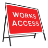 Jazz Sign Complete Riveted - Works Access - 1050 x 750mm