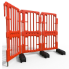 Q-Fence Non-Reflective Panel - Orange - 2 Metres