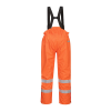 Portwest S780 Bizflame Rail FR AS Waterproof Breathable Hi-Vis Orange ShellTrousers - M