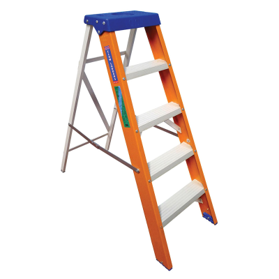 Euroglas Insulated Step Ladders - 5 Treads - 1.43 Metres