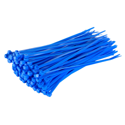 Ties Cable Blue 203 x 4.8mm (Pk 100)