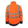 Lyngsoe ARC-LR20471 FR AS Arc Waterproof Hi-Vis Orange Softshell Jacket - 3XL