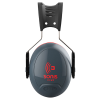 JSP Sonis 3 Adjustable Ear Defenders Dark Grey / Red - 37dB SNR